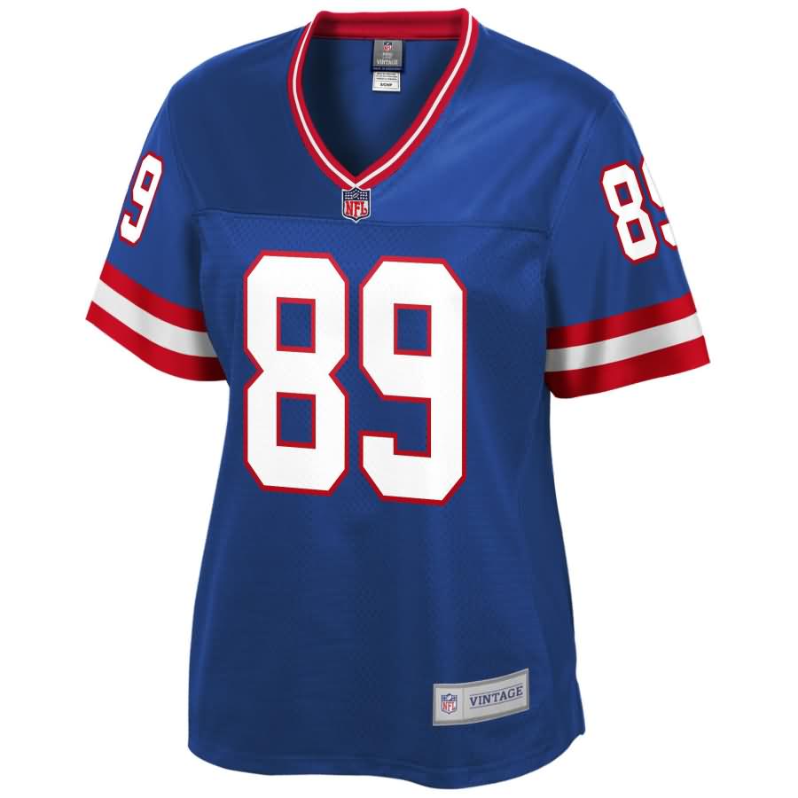 Mark Bavaro New York Giants NFL Pro Line Women's Retired Player Jersey - Royal