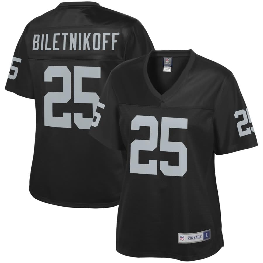 Fred Biletnikoff Oakland Raiders NFL Pro Line Women's Retired Player Jersey - Black