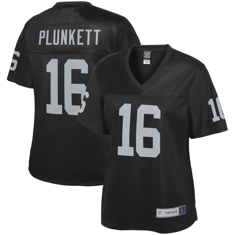 Jim Plunkett Oakland Raiders NFL Pro Line Women's Retired Player Jersey - Black