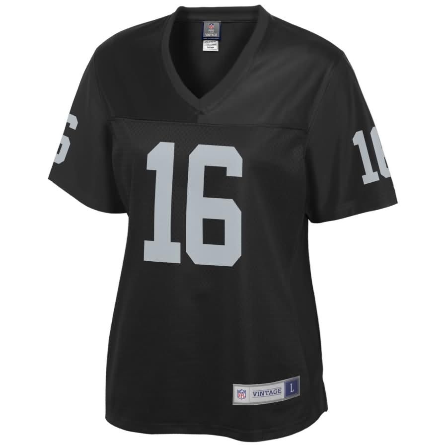 Jim Plunkett Oakland Raiders NFL Pro Line Women's Retired Player Jersey - Black