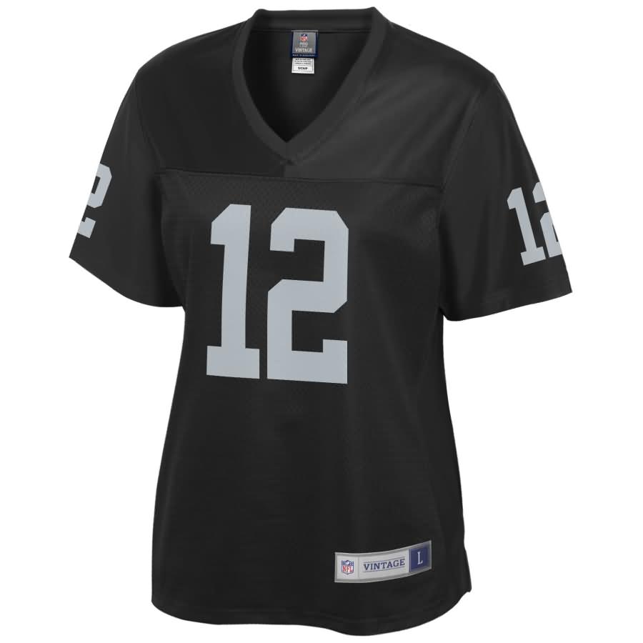 Ken Stabler Oakland Raiders NFL Pro Line Women's Retired Player Jersey - Black