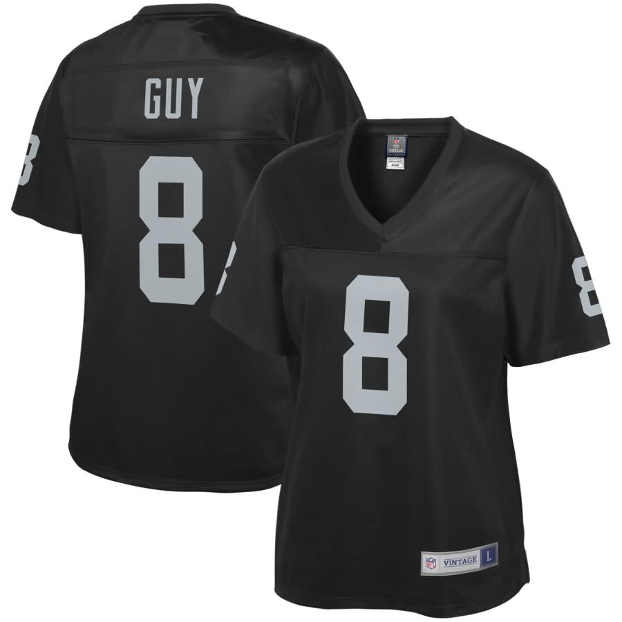 Ray Guy Oakland Raiders NFL Pro Line Women's Retired Player Jersey - Black