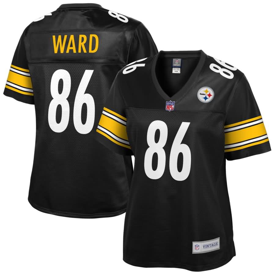 Hines Ward Pittsburgh Steelers NFL Pro Line Women's Retired Player Jersey - Black