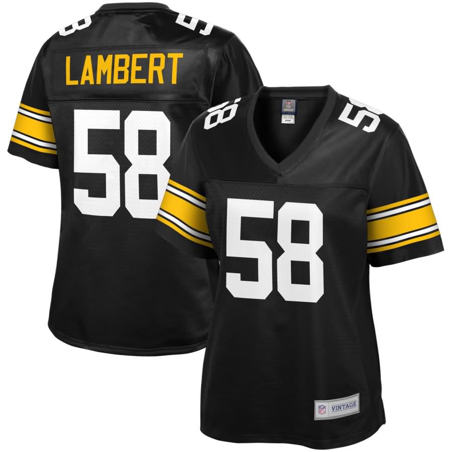 Jack Lambert Pittsburgh Steelers NFL Pro Line Women's Retired Player Jersey - Black