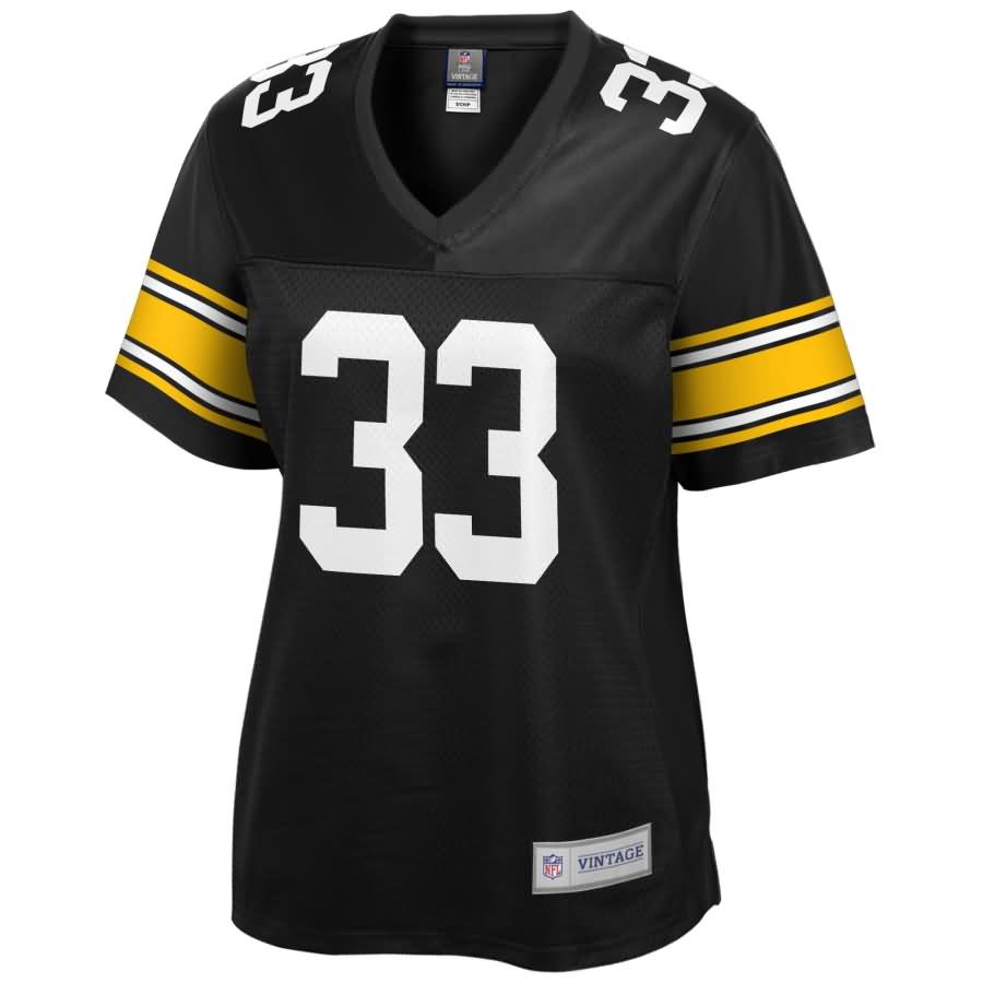 Merril Hoge Pittsburgh Steelers NFL Pro Line Women's Retired Player Jersey - Black