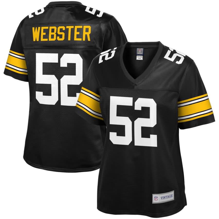 Mike Webster Pittsburgh Steelers NFL Pro Line Women's Retired Player Jersey - Black