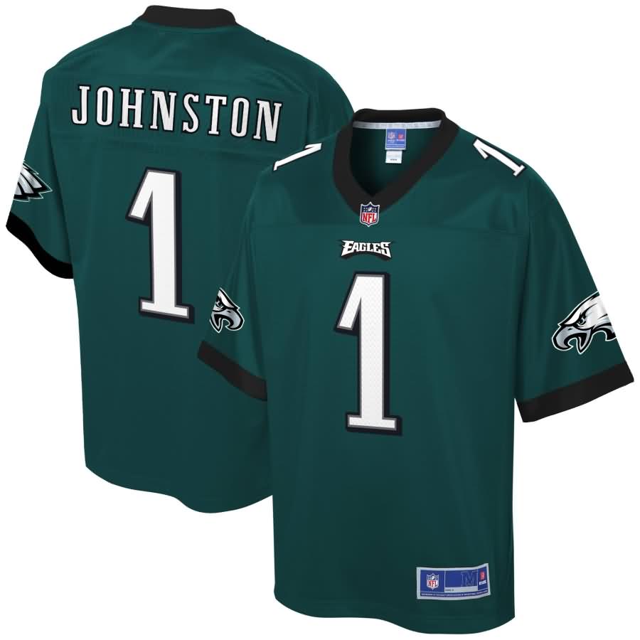 Cameron Johnston Philadelphia Eagles NFL Pro Line Youth Player Jersey - Midnight Green