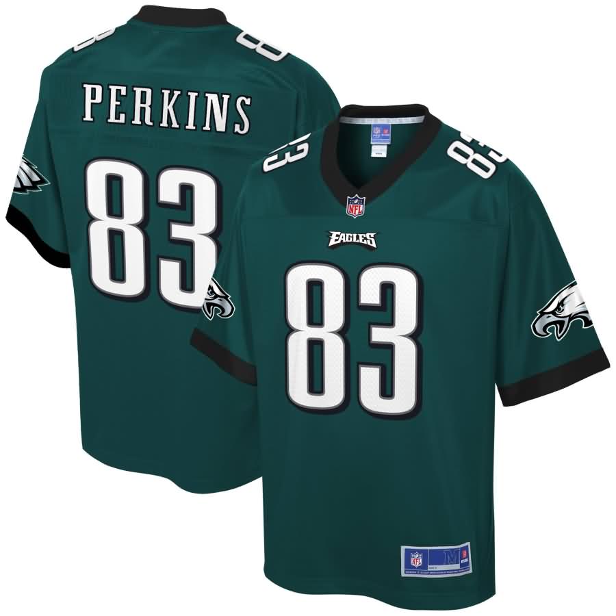 Joshua Perkins Philadelphia Eagles NFL Pro Line Game Jersey - Midnight Green