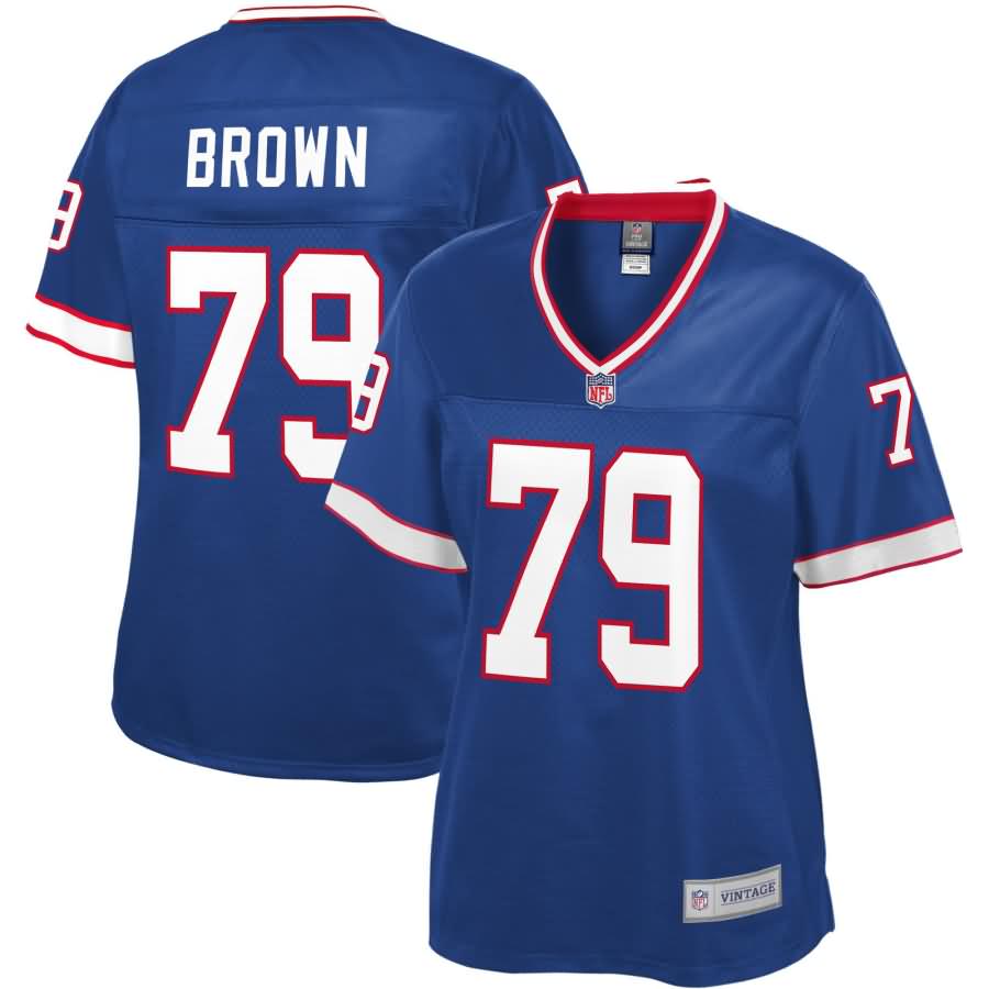 Ruben Brown Buffalo Bills NFL Pro Line Women's Retired Player Jersey - Royal