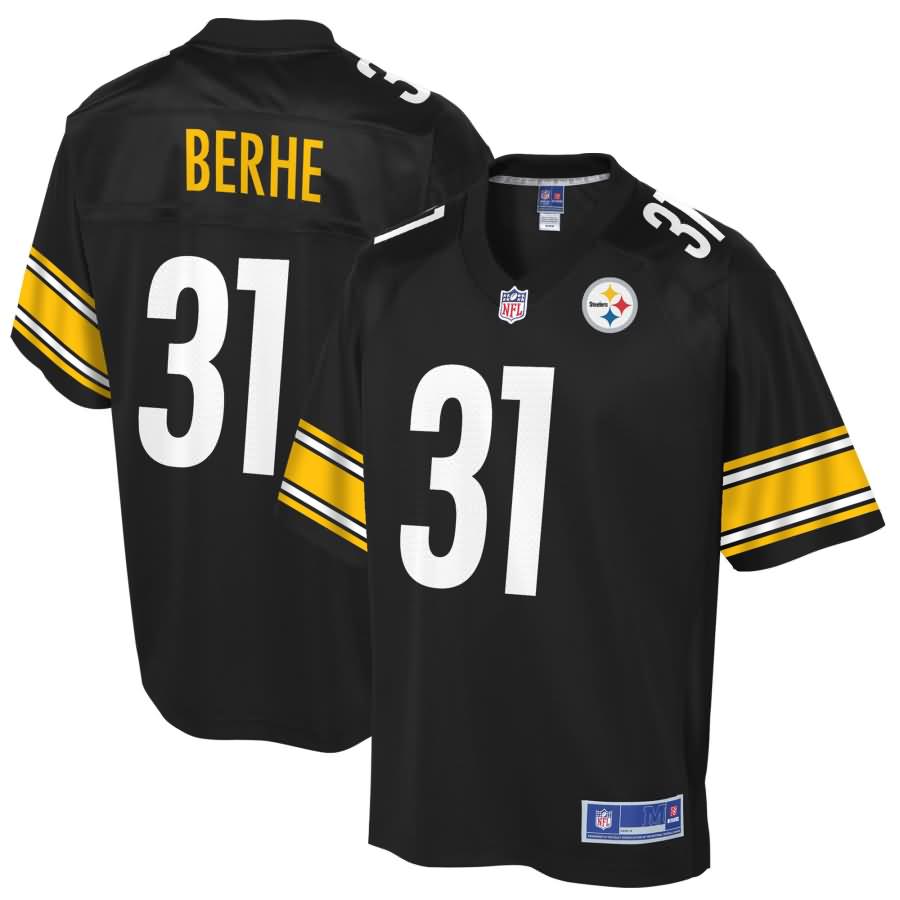 Nat Berhe Pittsburgh Steelers NFL Pro Line Player Jersey - Black