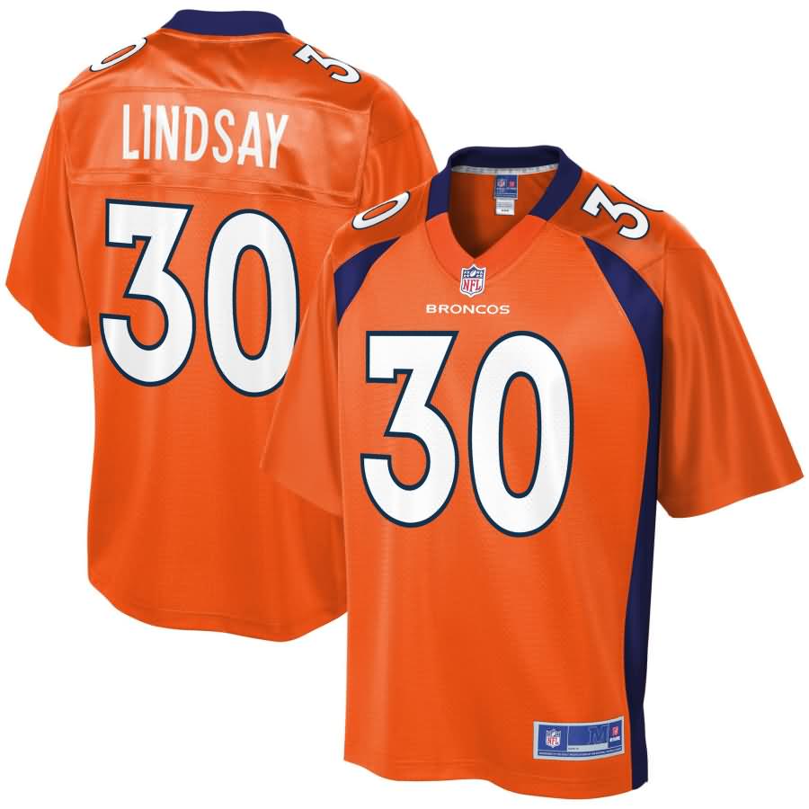 Phillip Lindsay Denver Broncos NFL Pro Line Youth Player Jersey - Orange