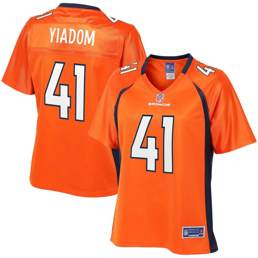 Isaac Yiadom Denver Broncos NFL Pro Line Women's Player Jersey - Orange