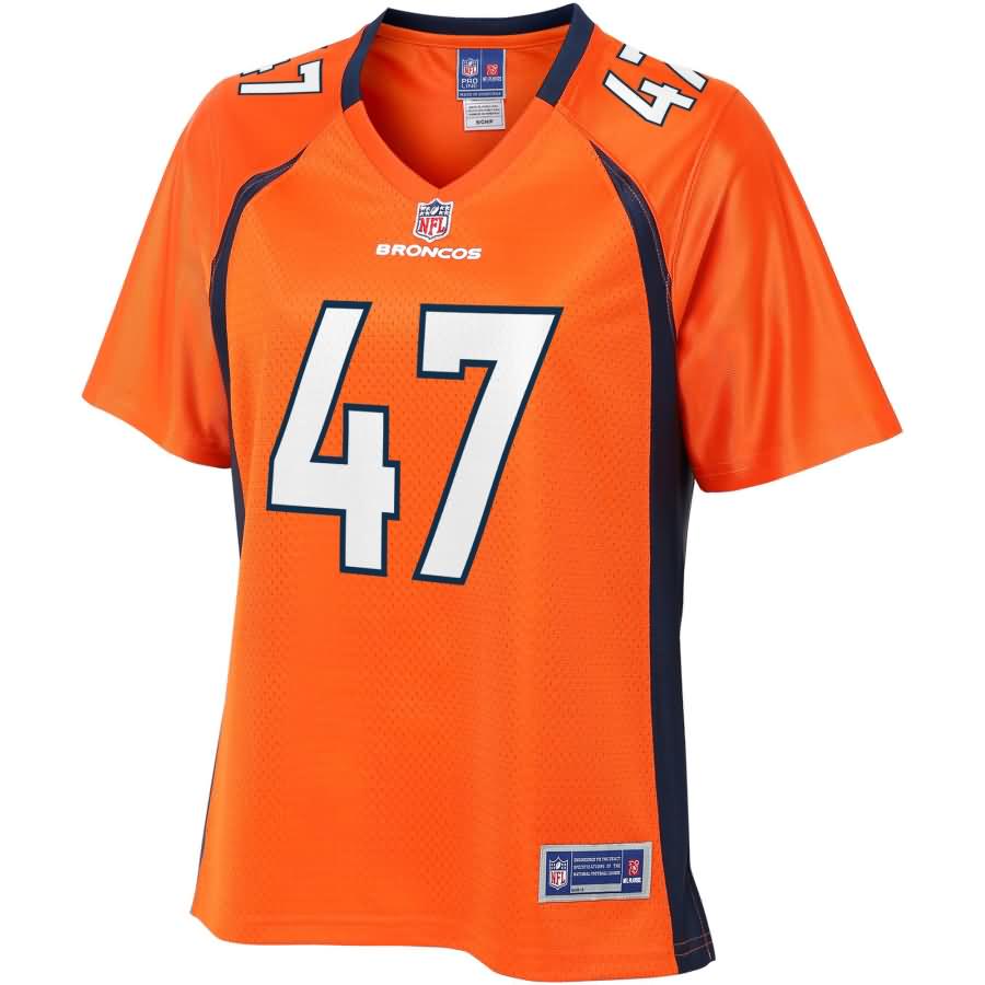 Josey Jewell Denver Broncos NFL Pro Line Women's Player Jersey - Orange