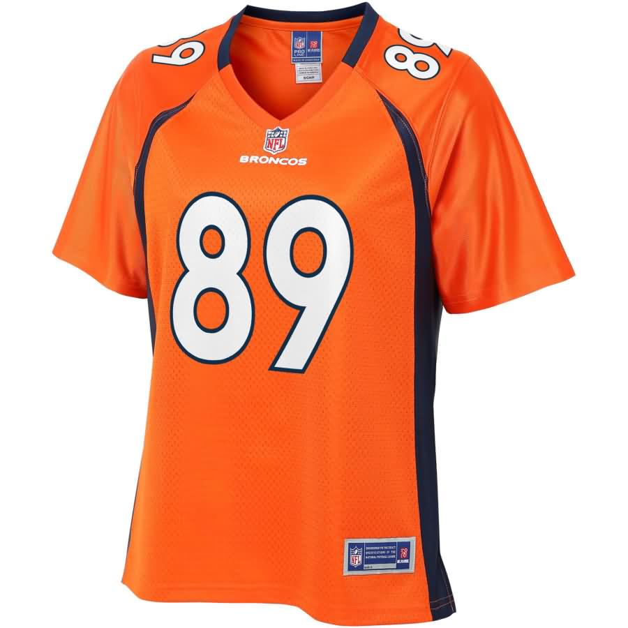 Brian Parker Denver Broncos NFL Pro Line Women's Player Jersey - Orange