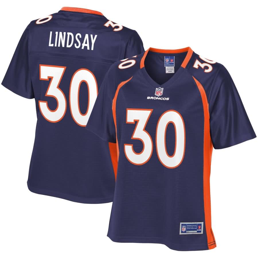 Phillip Lindsay Denver Broncos NFL Pro Line Women's Alternate Player Jersey - Navy