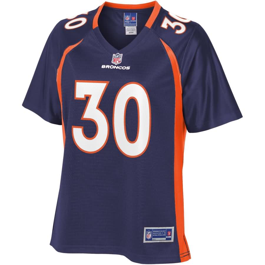 Phillip Lindsay Denver Broncos NFL Pro Line Women's Alternate Player Jersey - Navy