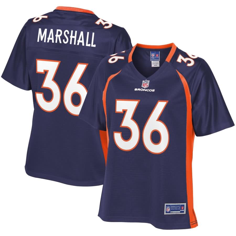 Trey Marshall Denver Broncos NFL Pro Line Women's Alternate Player Jersey - Navy