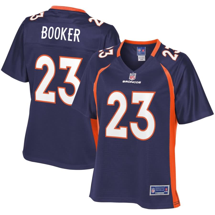 Devontae Booker Denver Broncos NFL Pro Line Women's Alternate Player Jersey - Navy