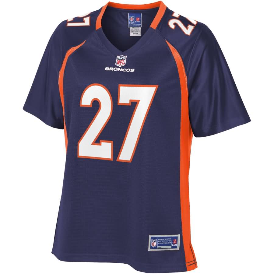 Brendan Langley Denver Broncos NFL Pro Line Women's Alternate Player Jersey - Navy