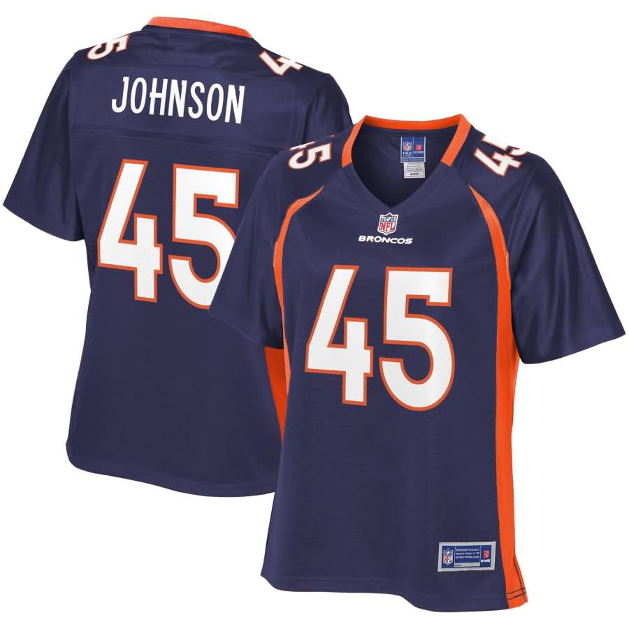 Alexander Johnson Denver Broncos NFL Pro Line Women's Alternate Player Jersey - Navy