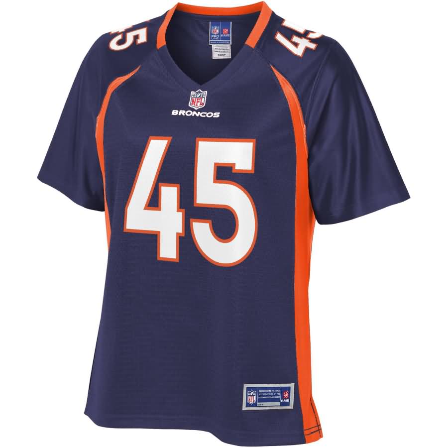 Alexander Johnson Denver Broncos NFL Pro Line Women's Alternate Player Jersey - Navy