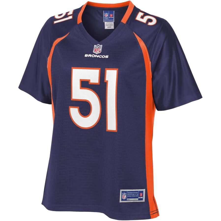 Todd Davis Denver Broncos NFL Pro Line Women's Alternate Player Jersey - Navy