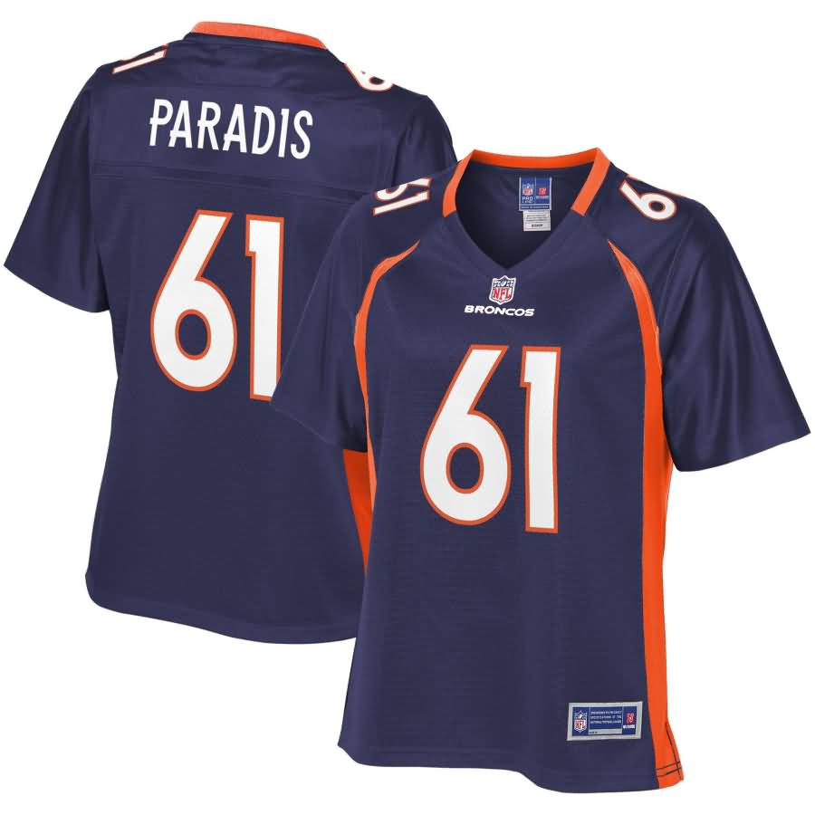 Matt Paradis Denver Broncos NFL Pro Line Women's Alternate Player Jersey - Navy