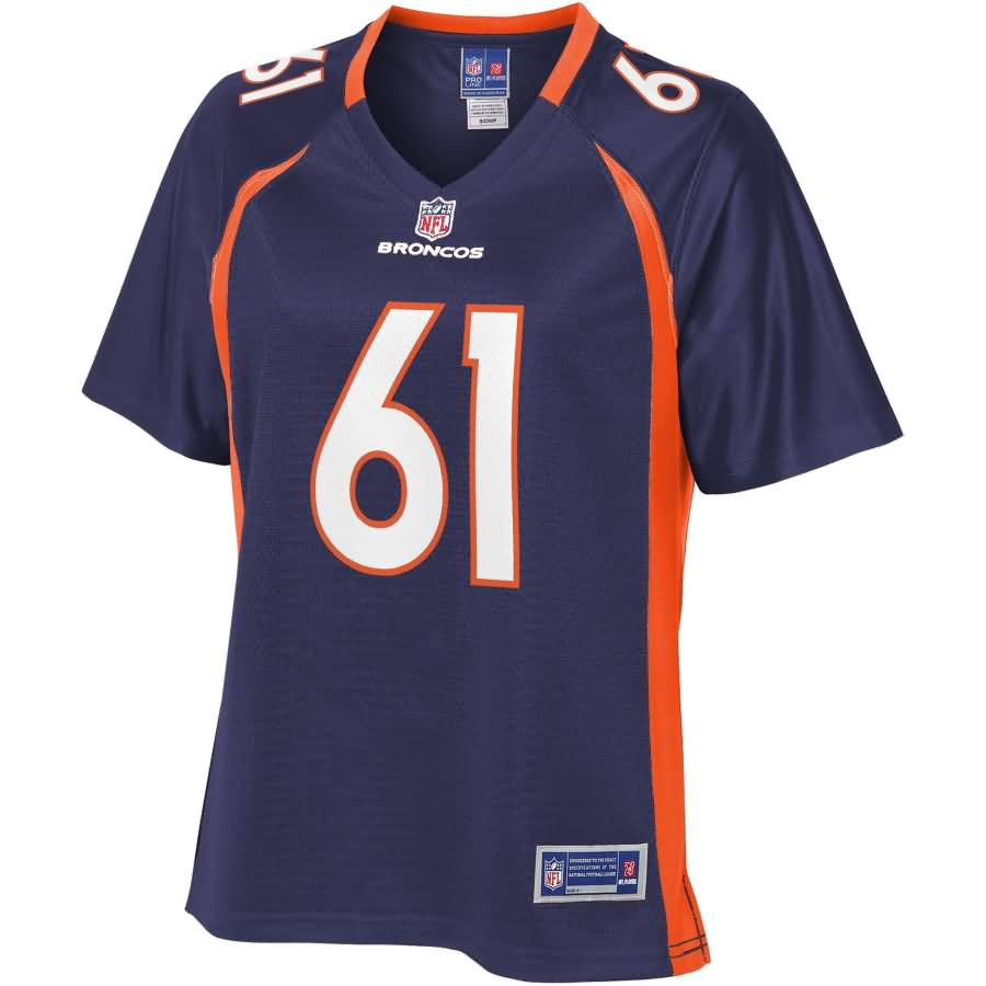 Matt Paradis Denver Broncos NFL Pro Line Women's Alternate Player Jersey - Navy