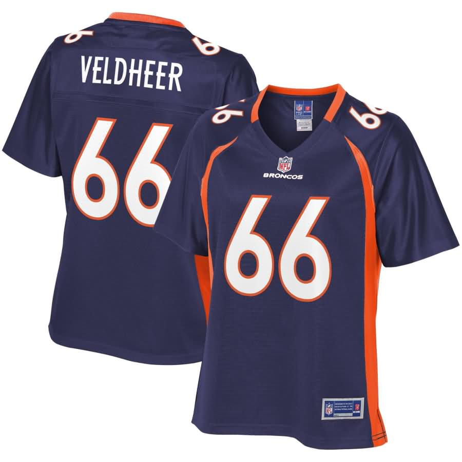 Jared Veldheer Denver Broncos NFL Pro Line Women's Alternate Player Jersey - Navy