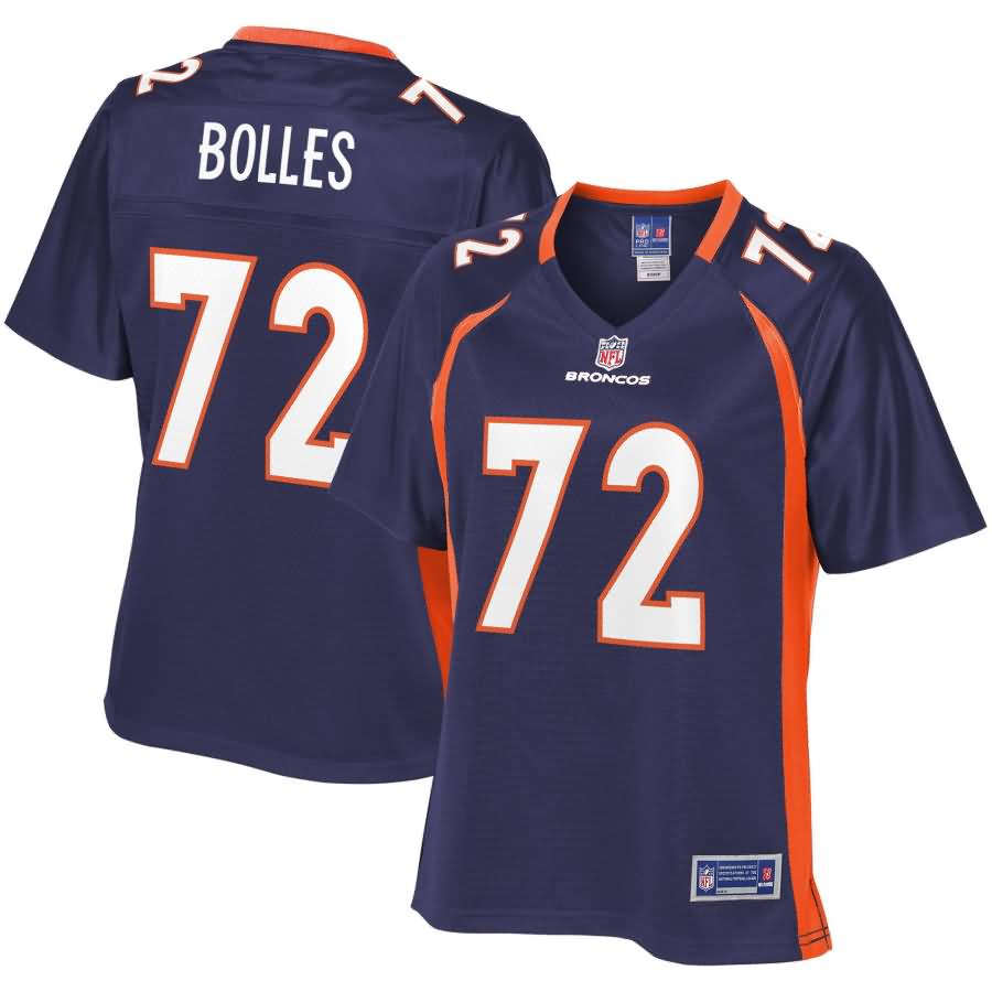 Garrett Bolles Denver Broncos NFL Pro Line Women's Alternate Player Jersey - Navy