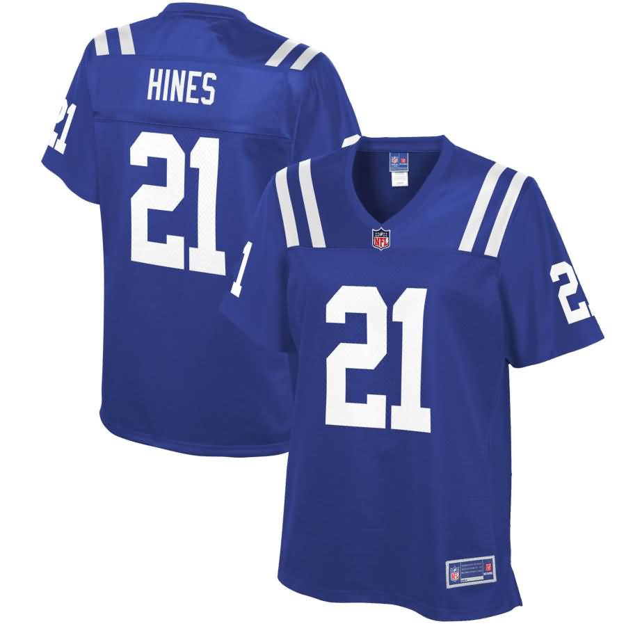 Nyheim Hines Indianapolis Colts NFL Pro Line Women's Player Jersey - Royal