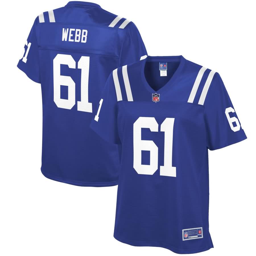 J'Marcus Webb Indianapolis Colts NFL Pro Line Women's Player Jersey - Royal